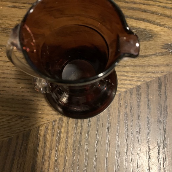 Gorgeous, Hand-Blown, Amethyst Glass Pitcher/ Creamer - Picture 6 of 7